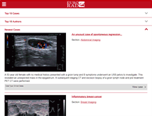 Tablet Screenshot of eurorad.org
